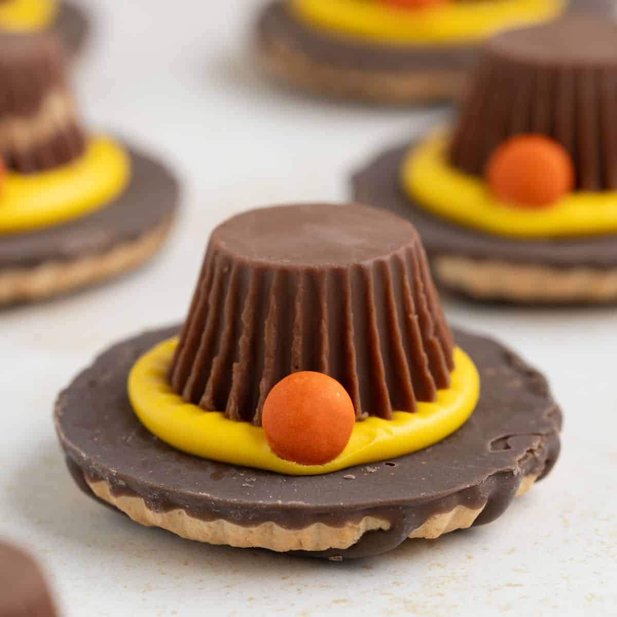 Pilgrim Hat Cookies