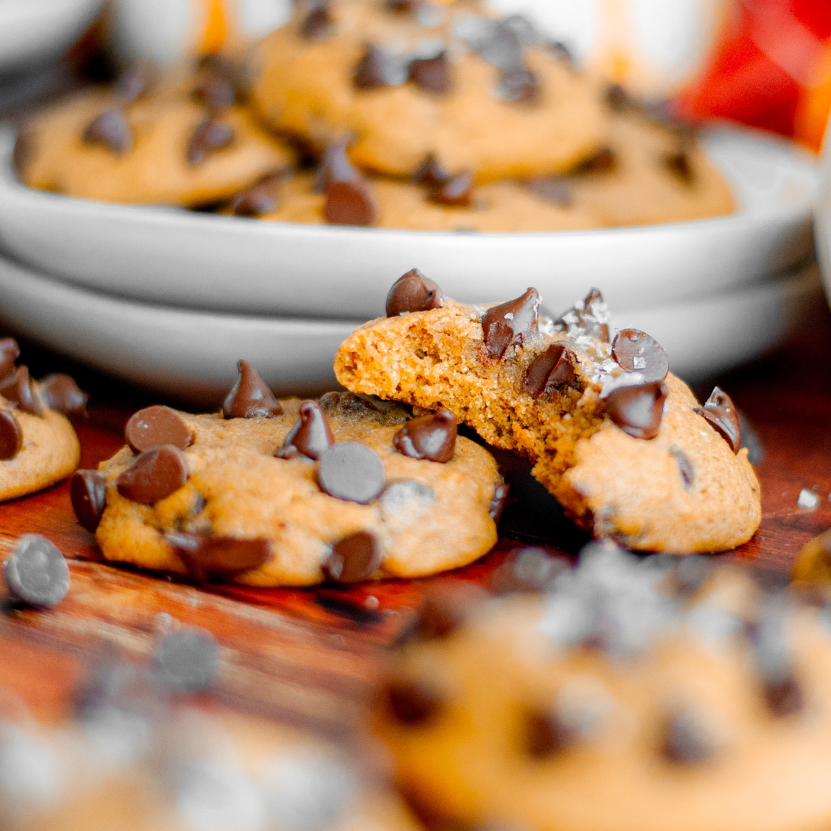 Pumpkin Chocolate Chip Cookies