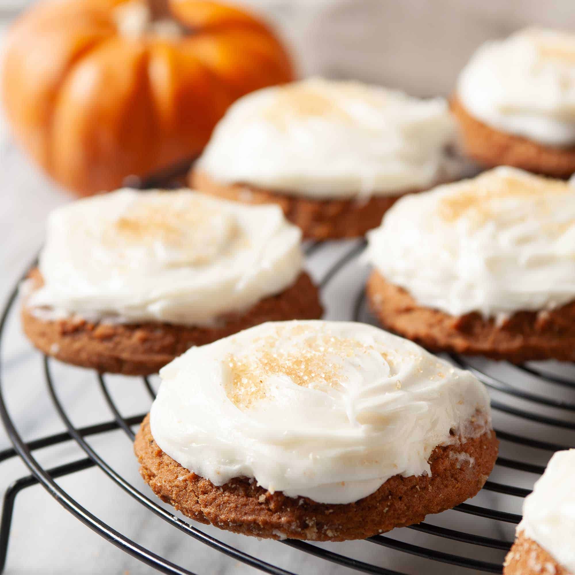 Pumpkin + Cream Cheese Frosting = Cookie Perfection