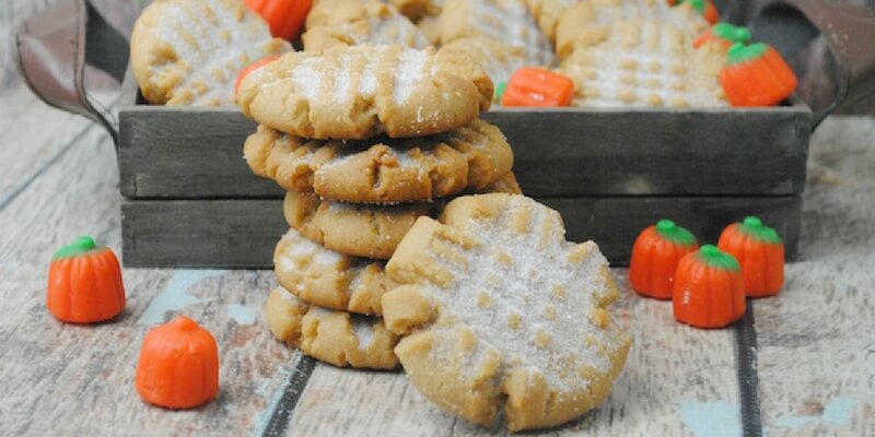 Pumpkin Spice Peanut Butter Cookies