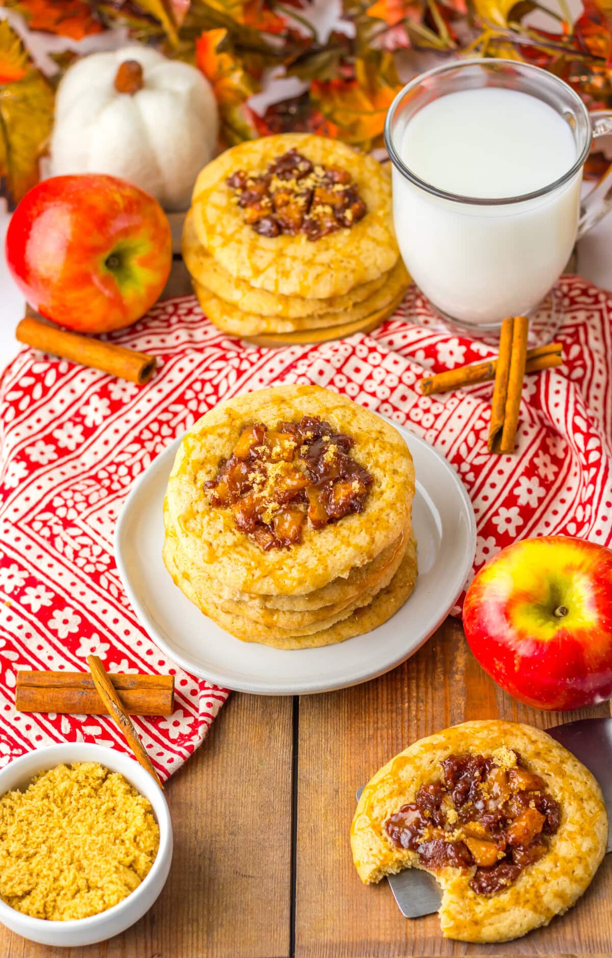 Soft Apple Spice Cookies