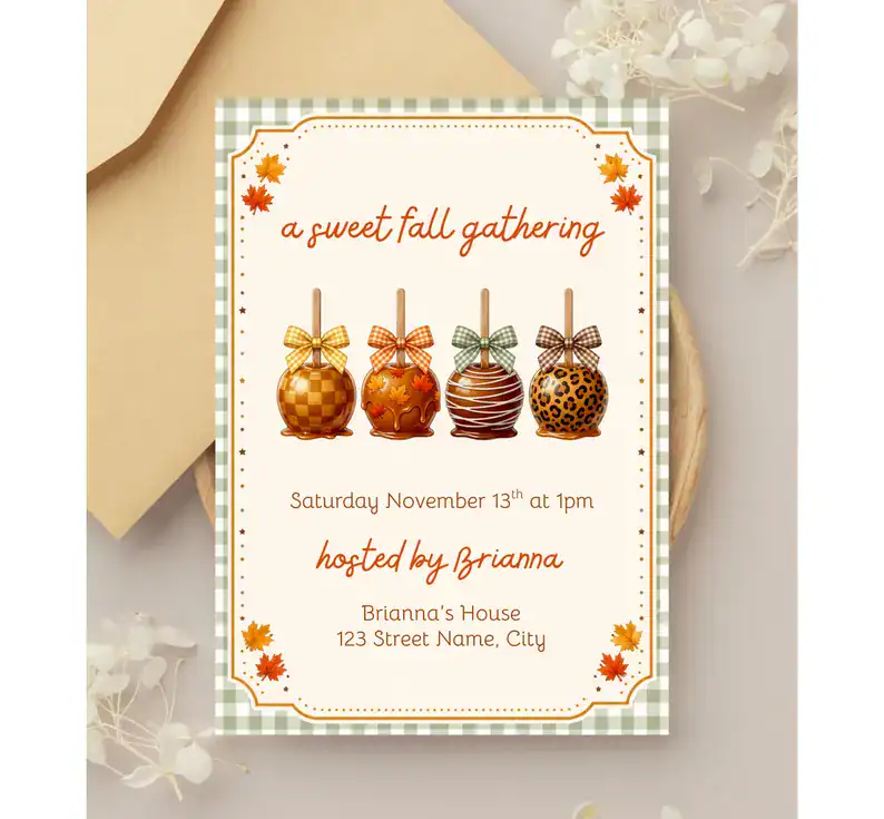 The Invite That Sets Up Your Whole Fall Gathering