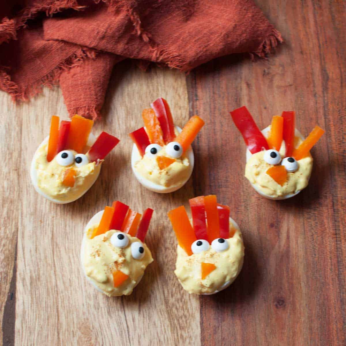 Turkey Deviled Eggs Kids Actually Want to Eat