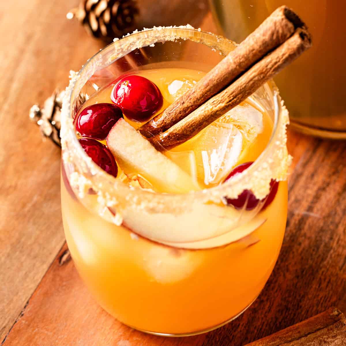 Apple Cider Sangria Recipe - The Littlest Crumb