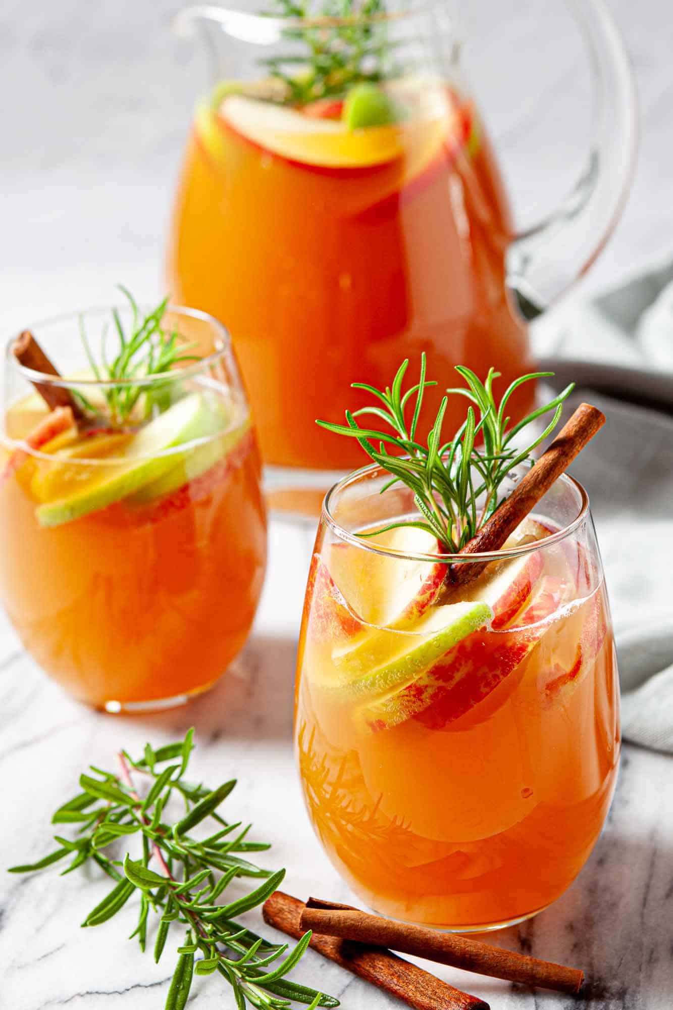 Apple Cider Sangria - The Only 3 Ingredient Cocktail You'll Need This Fall