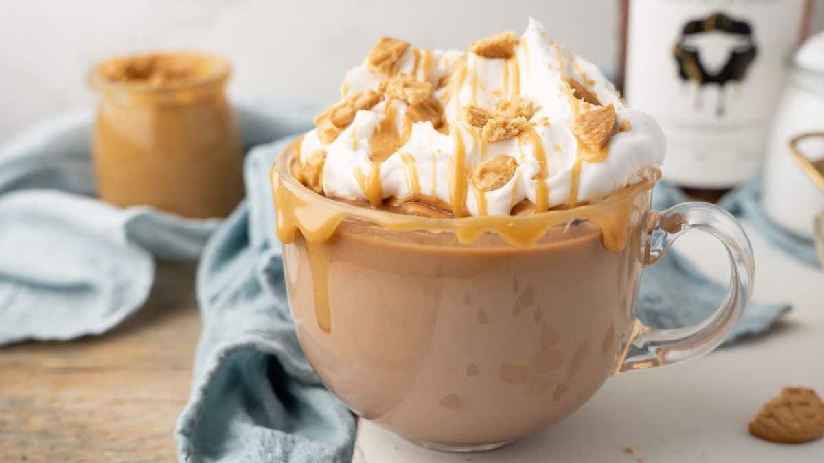 Boozy Salted Peanut Butter Hot Chocolate