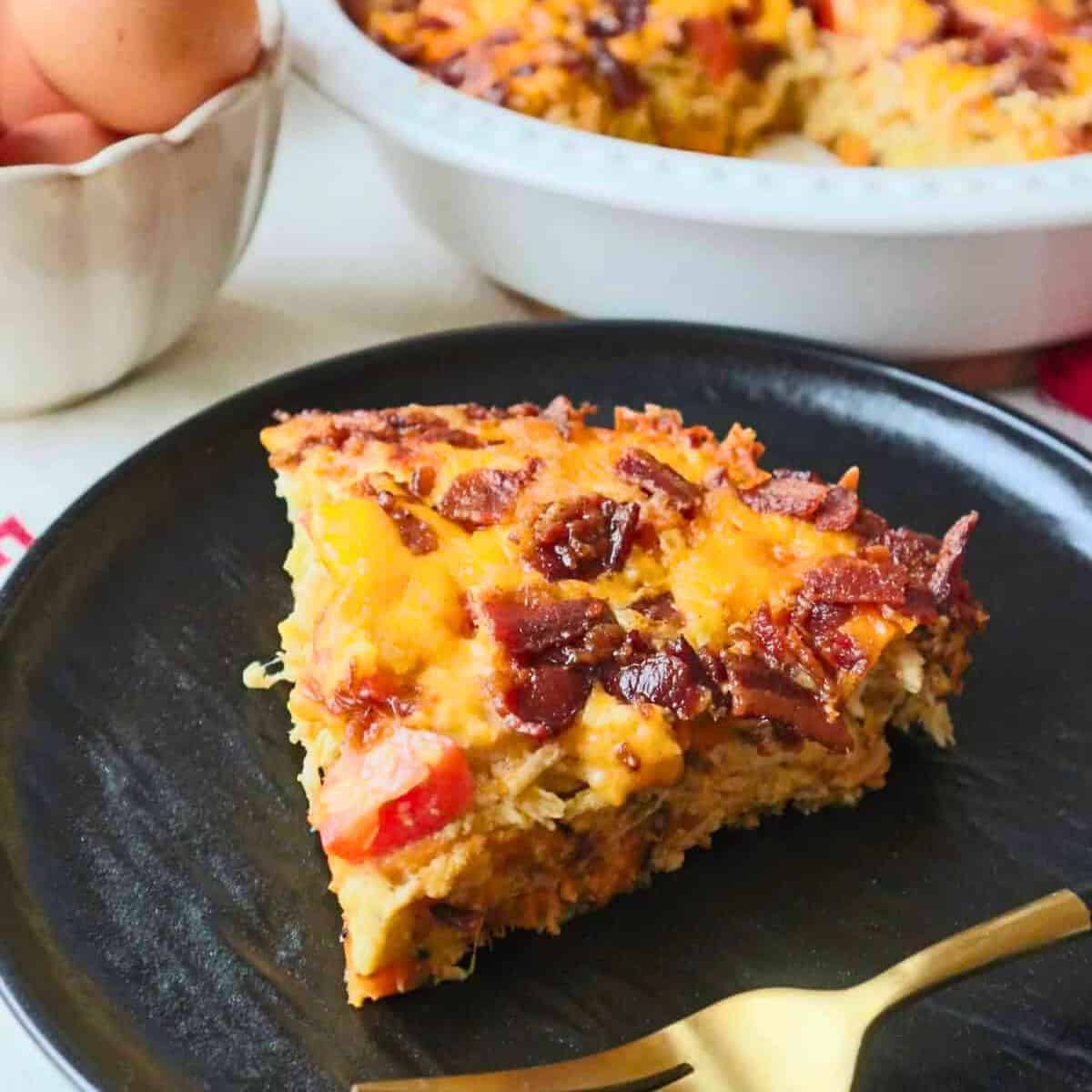 Breakfast Casserole with Chicken - Golden Grace Kitchen