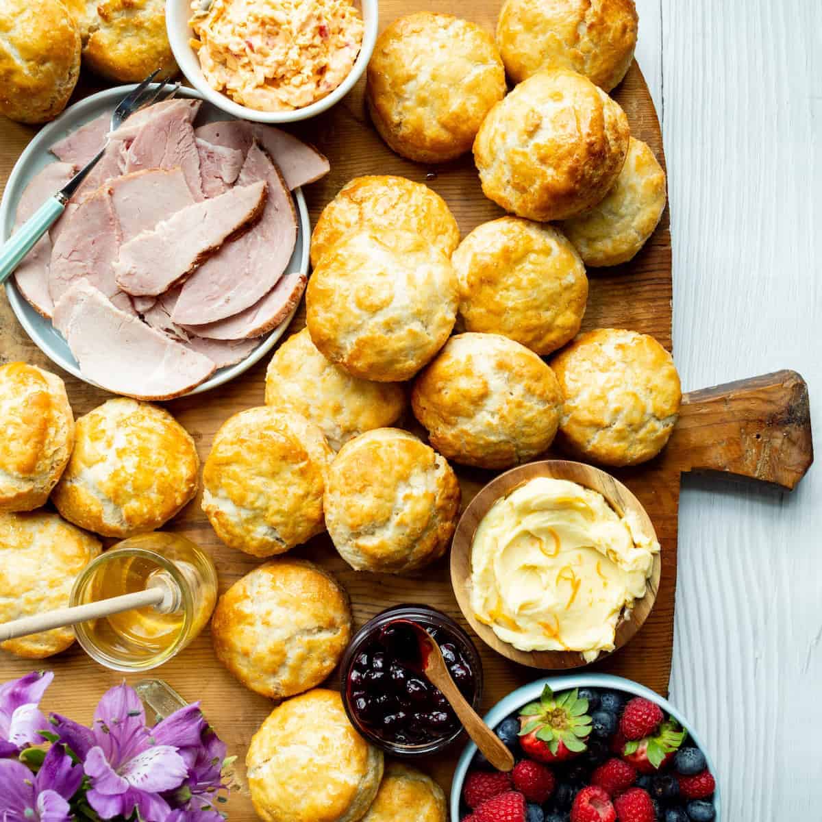 Build an Easy Breakfast and Brunch Biscuit Board