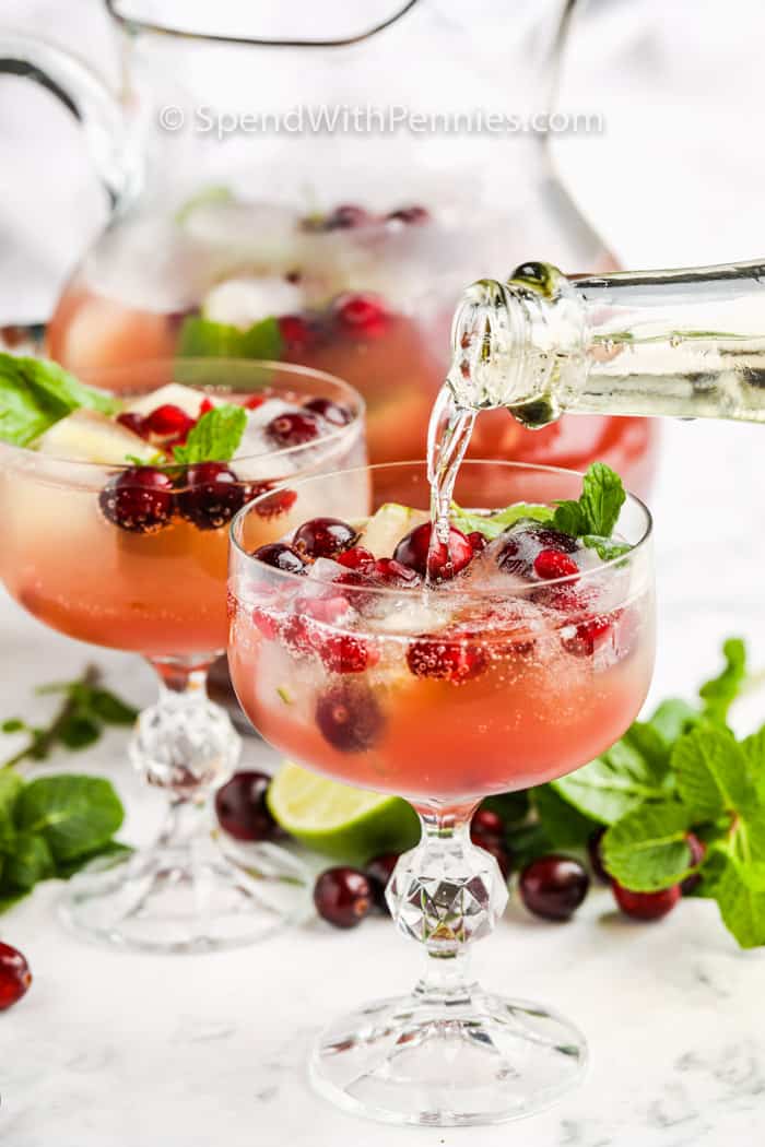 Champagne Punch (10 Minute Prep Time!) - Spend With Pennies