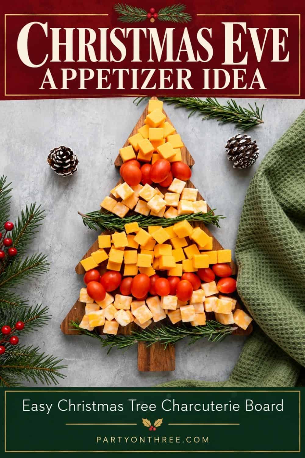 Christmas Tree Cheese Board (Easy Christmas Tree Charcuterie Board ...