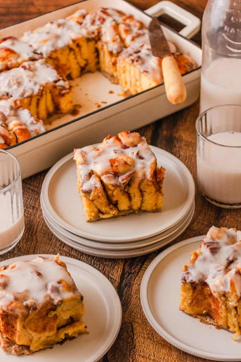 Cinnamon Roll French Toast Casserole