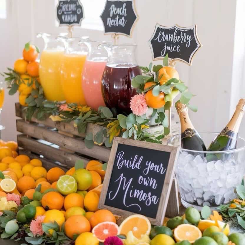 Citrus Covered Build Your Own Mimosa Station