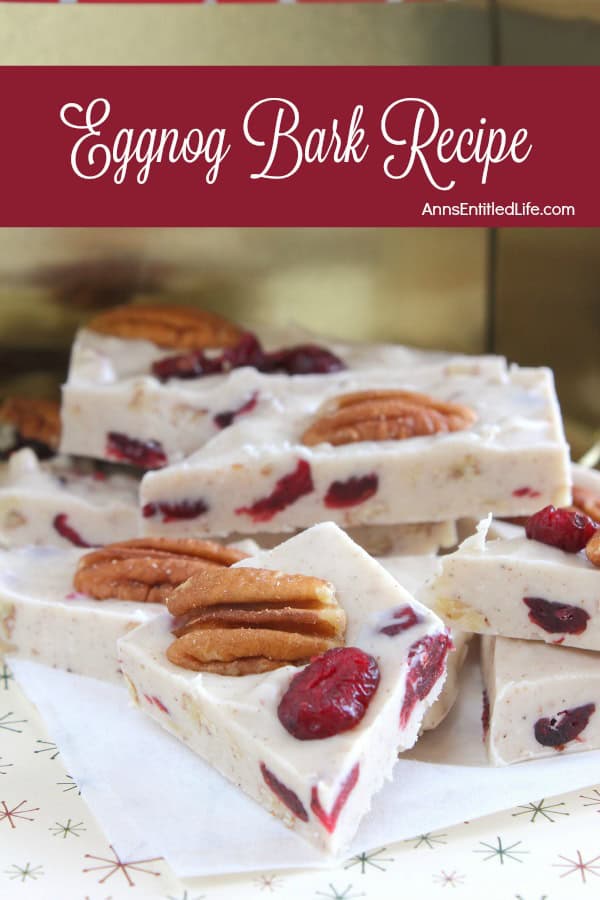 Eggnog Bark Recipe