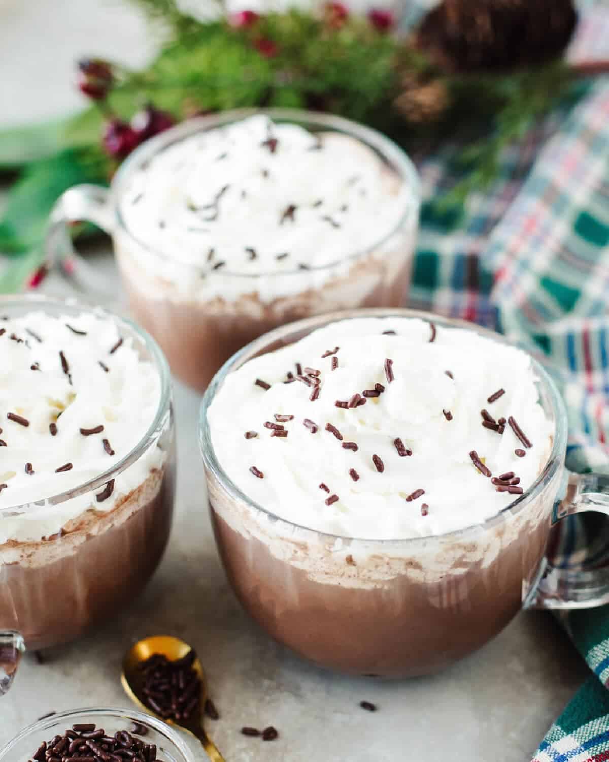 Homemade Creamy Hot Chocolate