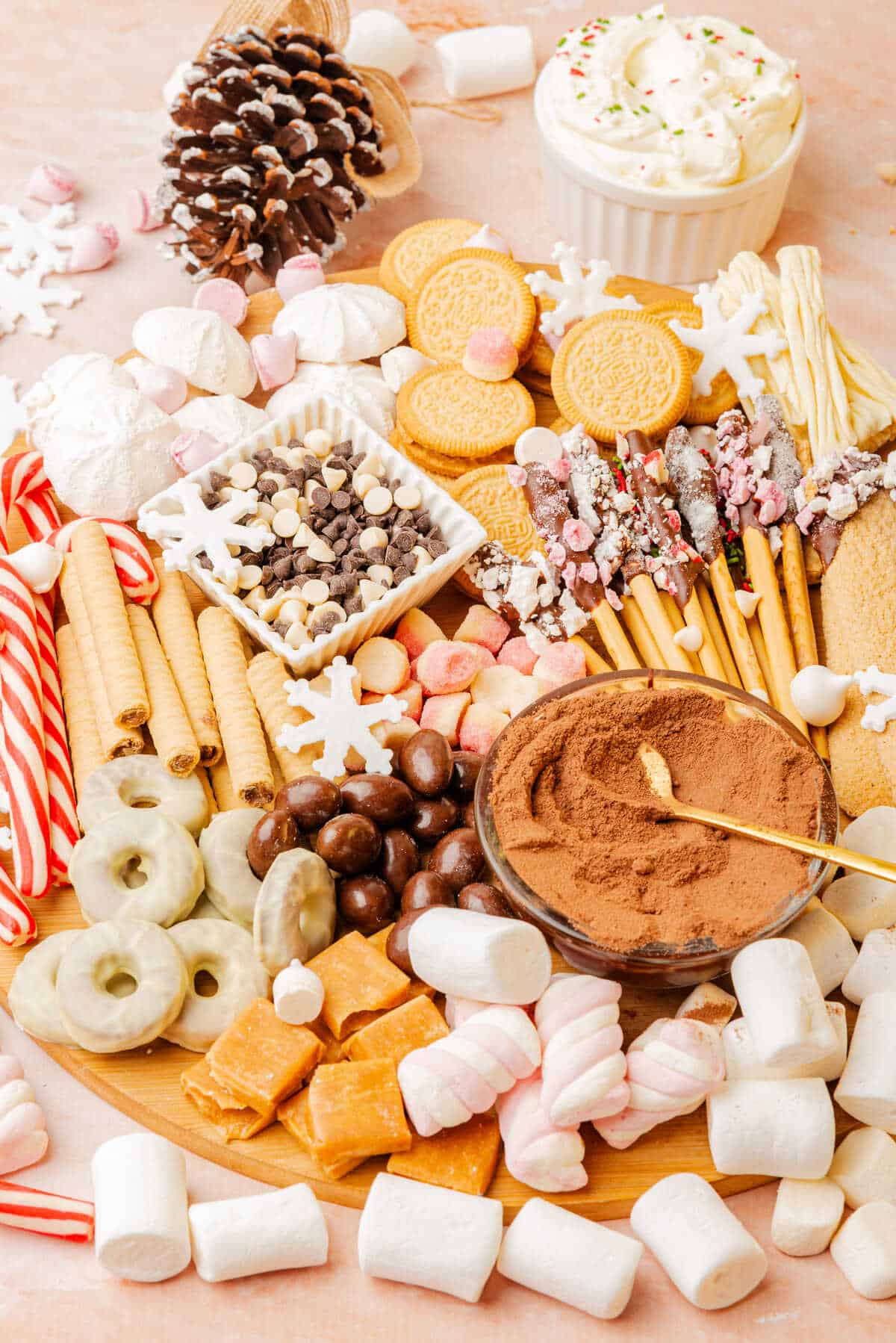 Hot Chocolate Charcuterie Board - Hot Cocoa Charcuterie Board