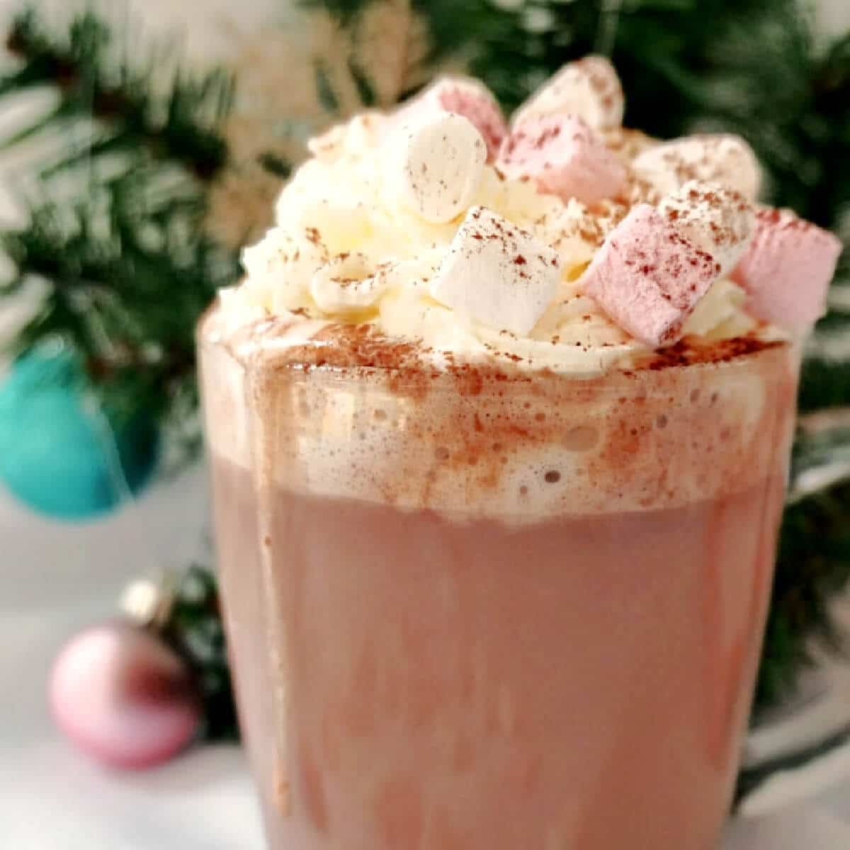Hot Chocolate with Marshmallows and Cream - My Gorgeous Recipes