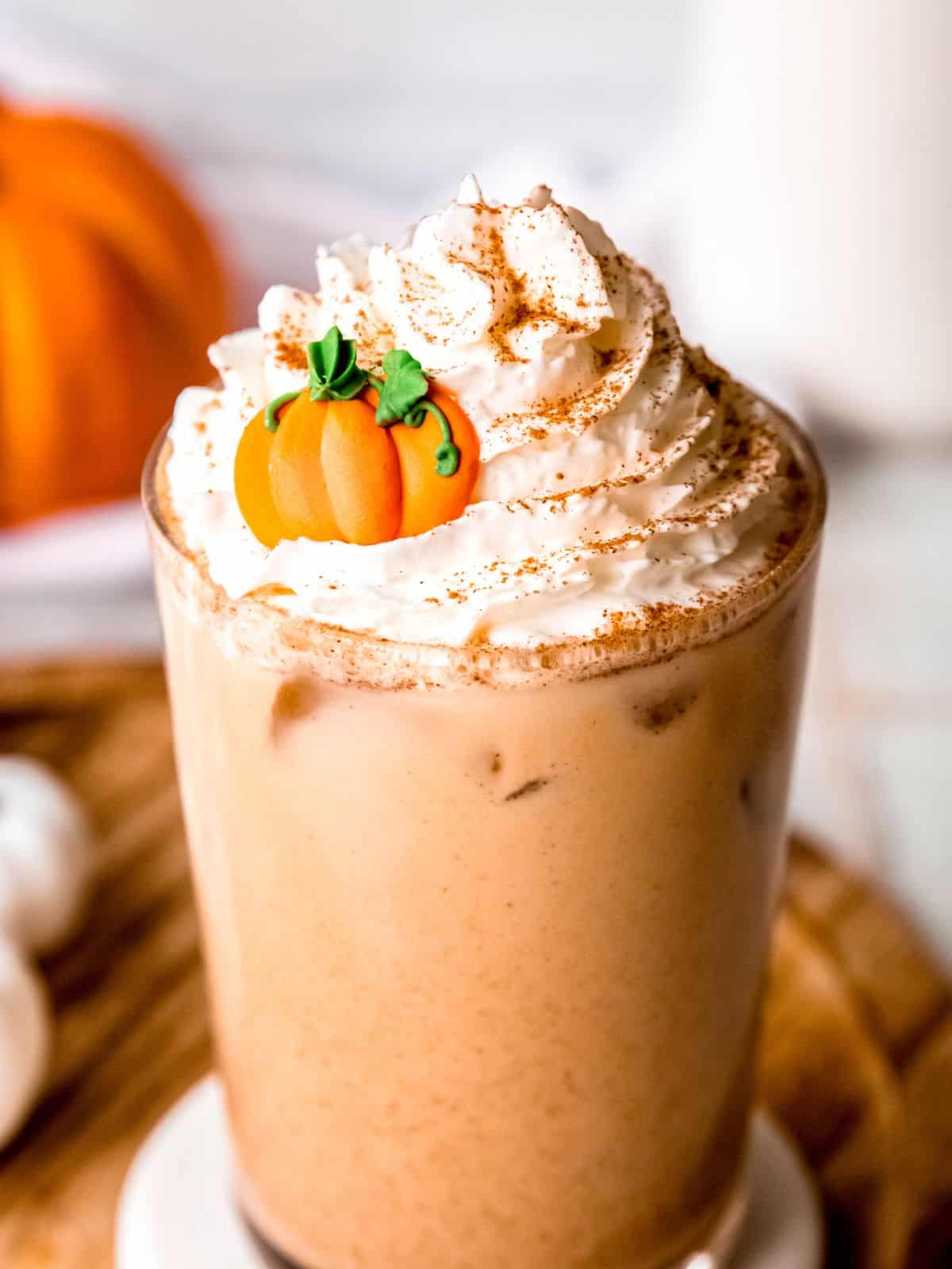 Iced Pumpkin Spice Latte (Starbucks Copycat)