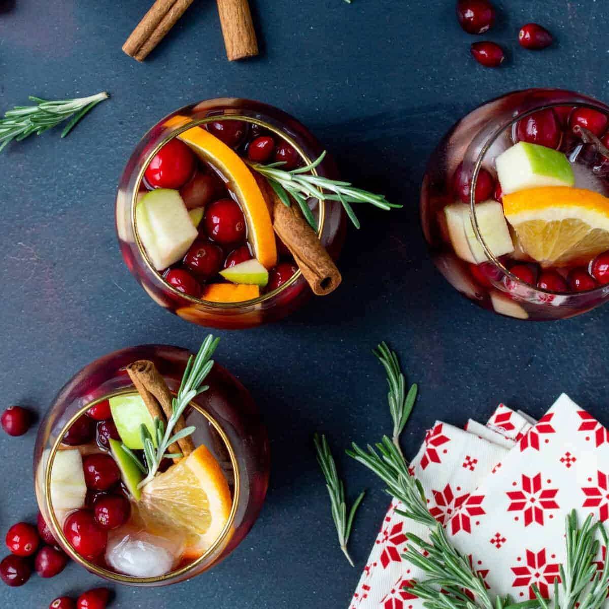 Leveled Up Trader Joe's Sangria for the Holidays