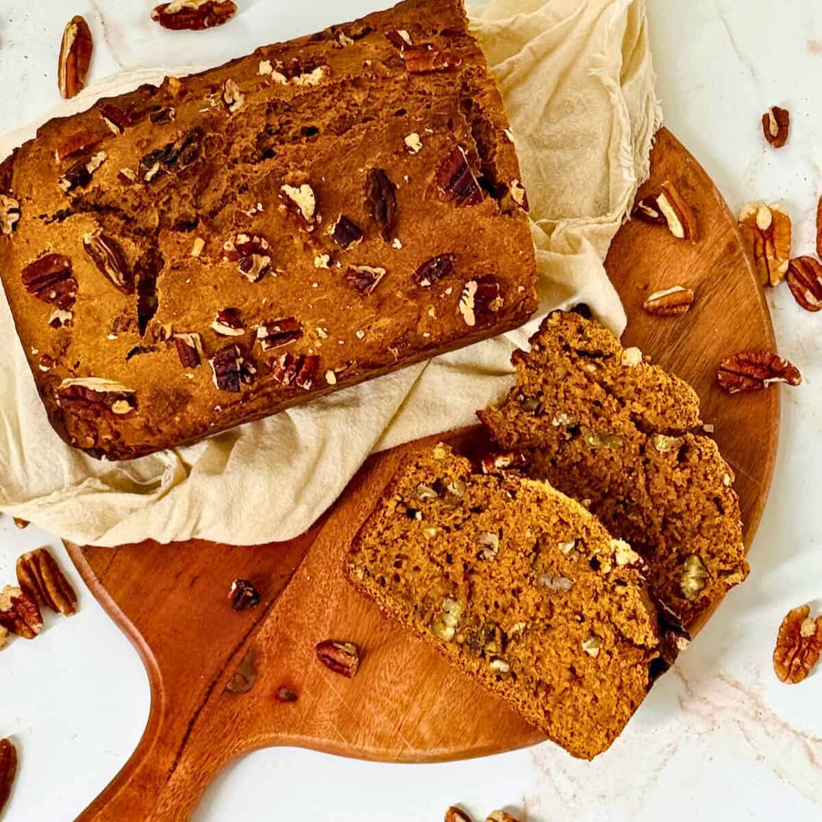 Pumpkin Pecan Bread – Tasty Oven