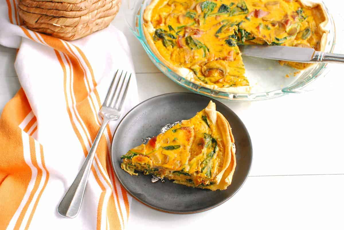 Savory Pumpkin Quiche