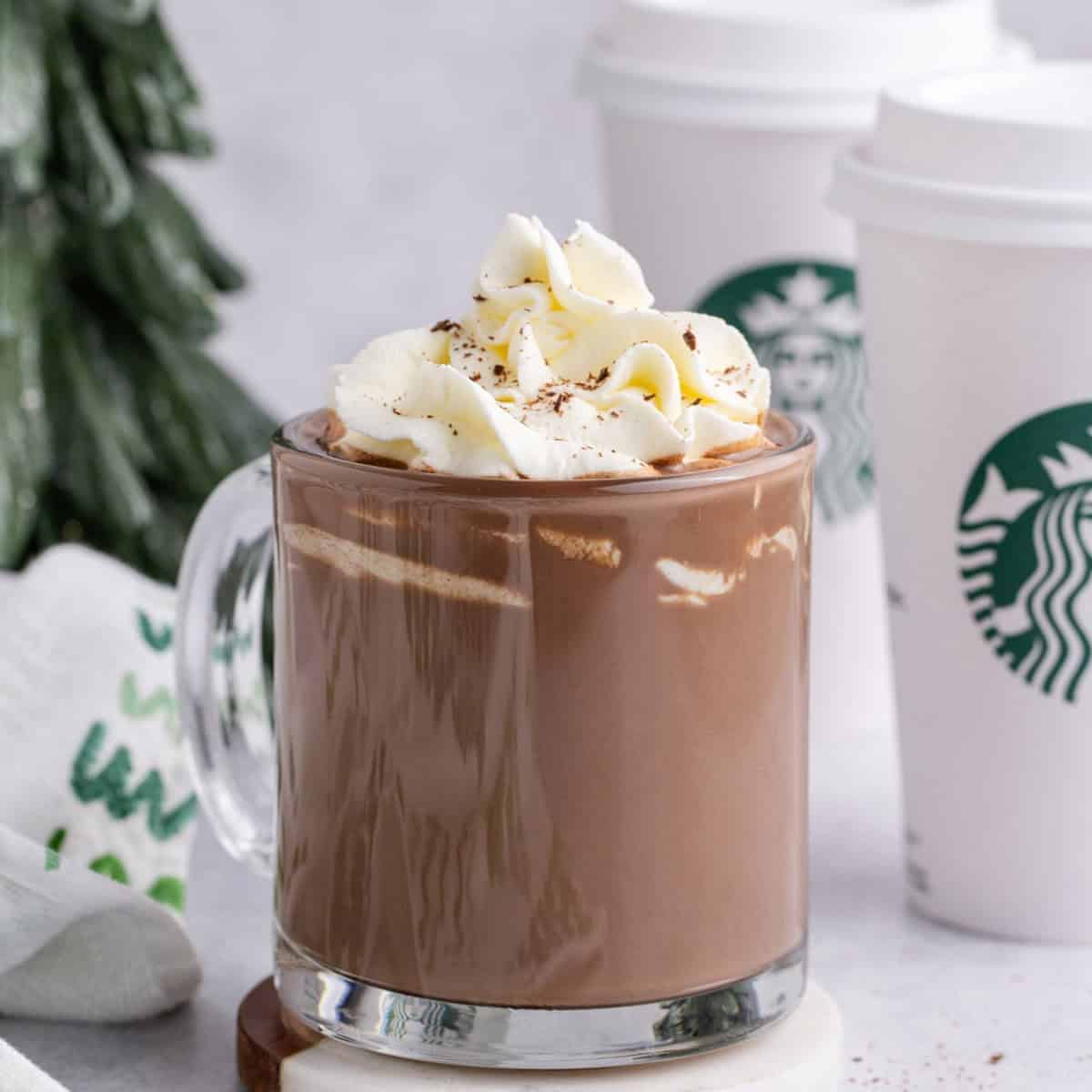 Starbucks Peppermint Hot Chocolate