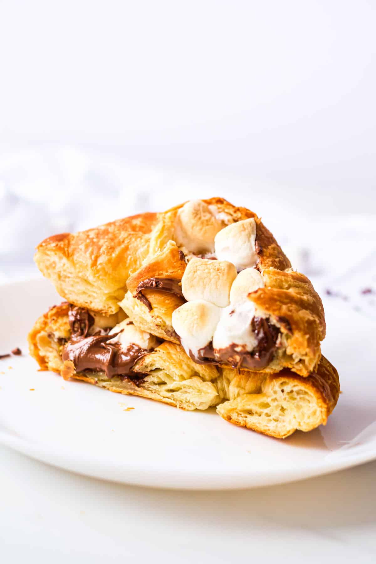 Stuffed Croissants Breakfast Boats
